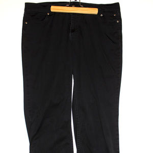 Harley Davidson Black Denim Jeans  Sz 14 Long